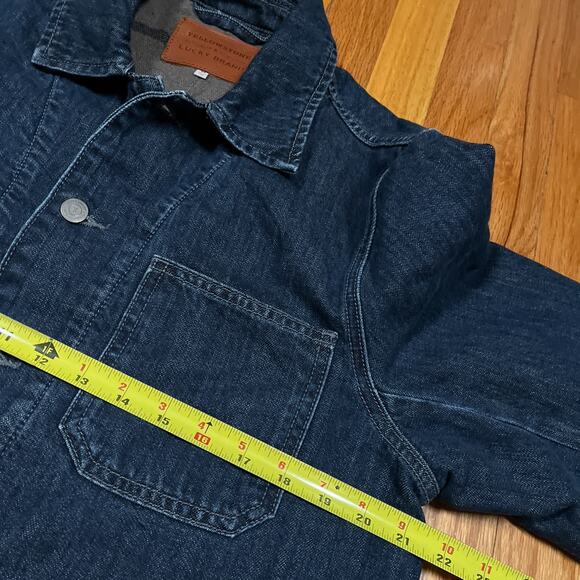 Lucky Brand x Yellowstone Denim Chore Sz Medium Jacket Lined Limited Edition - Picture 9 of 12